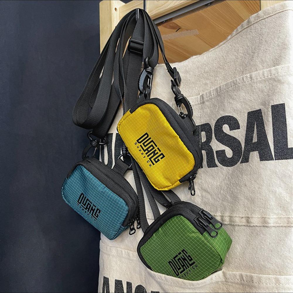Lanyard Couple Crossbody Bag Neck Hanging Mini Storage Bag Simple Small Item Bag Boys Girls
