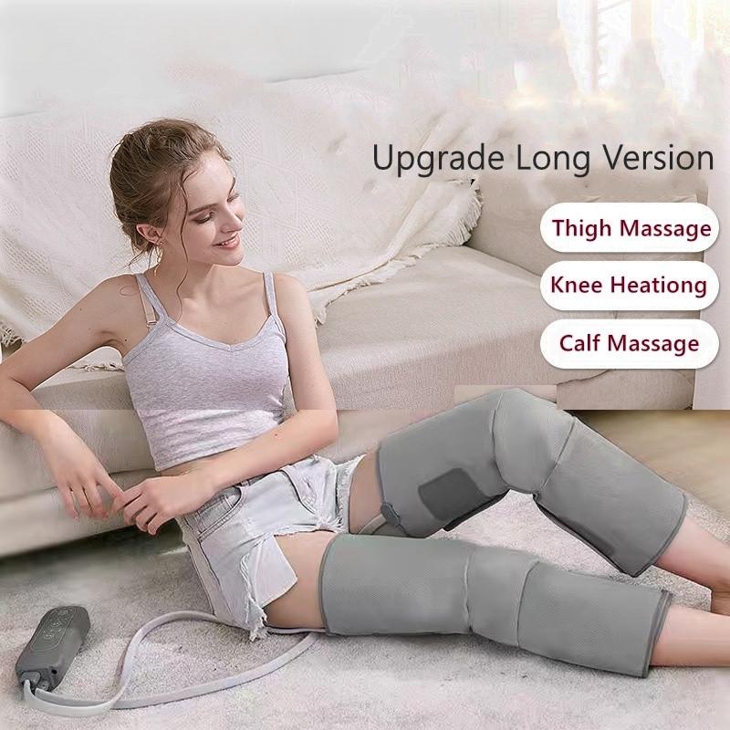 Multifunctional Leg Massager Air Compression Calf Massager Foot Calf Thigh Knee Circulation Heating Massage Instrument