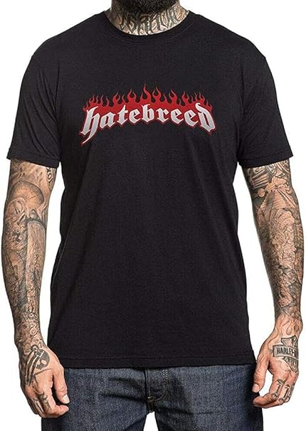 Hatebreed Shirt American Metalcore Band Music Tour Hatebreed Cotton Men T Shirt XXL чёрный