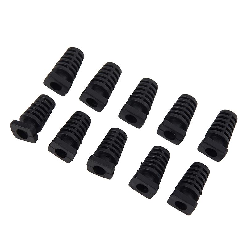 10Pcs 4.1Mm Cable Gland Connector Rubber Strain Relief Cord Boot Protector Wire Cable Sleeve For Power Tool Cellphone Charger