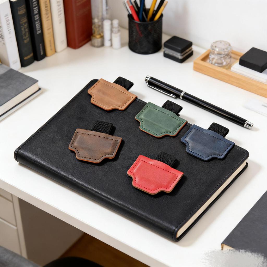 Personalized Magnetic Bookmarks with Custom Letter Patterns and Pen Holder