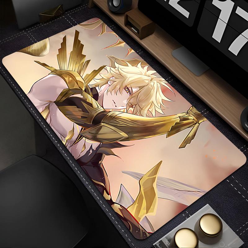 Rubber Mouse Pad Office Laptop Honkai Star Rail HD Print Gamer Mousepad PC Anime Boy Phainon Non Slip Keyboard Pad Cool Desk Mat