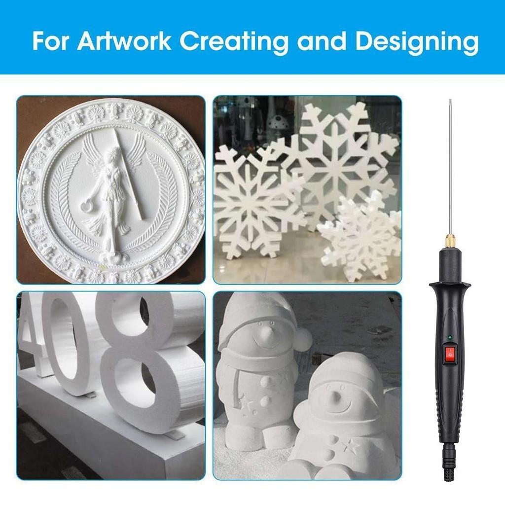 18W 4 In 1 18W Electric Foam Plastic Cutting Machine Portable Hot Heating Wire Cutting Knife Craft Styrofoam Cutting Pen