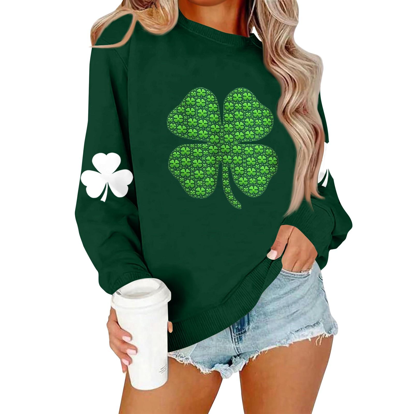 

Женские повседневные модные толстовки с длинным рукавом и круглым вырезом с принтом, пуловер, топ M