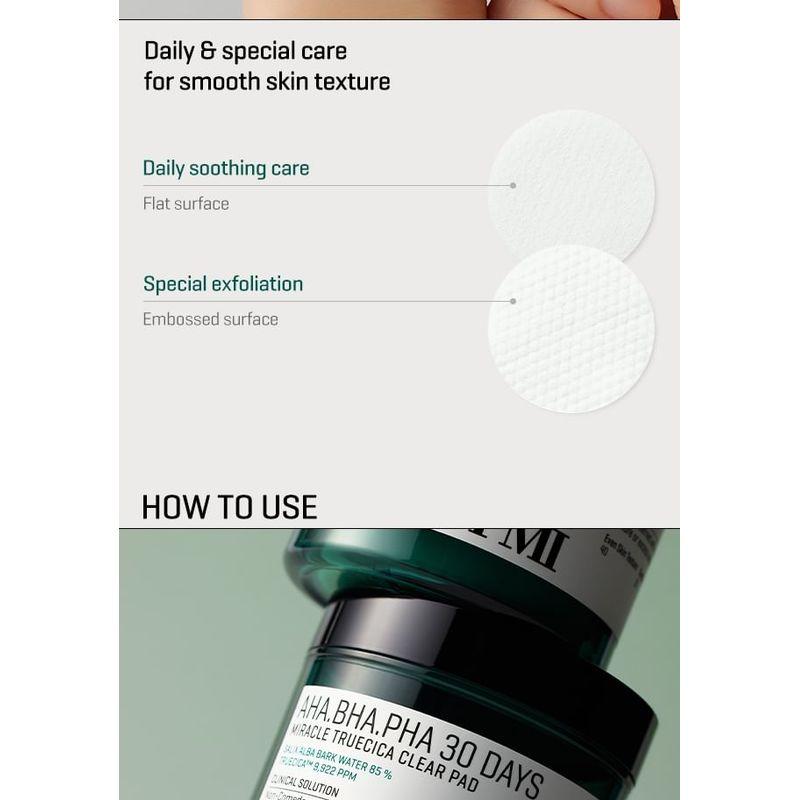 SOME BY MI - AHA, BHA, PHA 30 Days Miracle Truecica Clear Pad