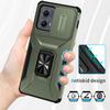 Für Motorola Edge (2024) 5G Hülle Camshield Ständer TPU+PC Rutschfeste Handyhülle