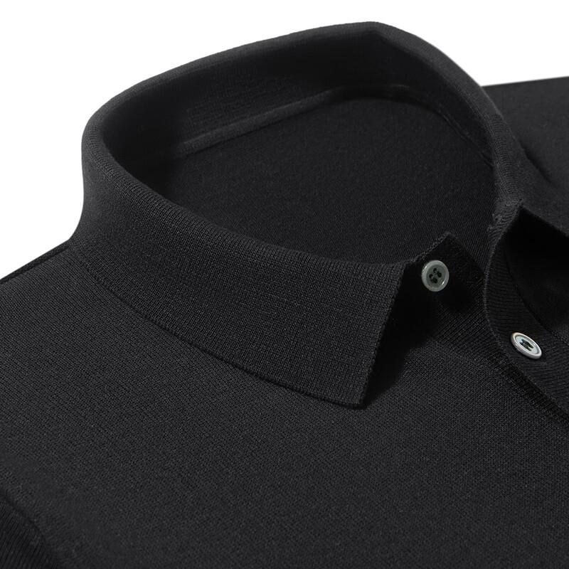 JOW Men's Business Tencel Linen Polo Shirt