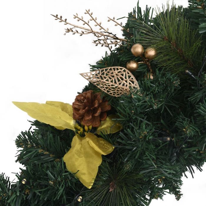 VidaXL Arche de Noël avec Lumières LED Décoration de Noël Lumineux Eclairage Maison Jardin Intérieur Extérieur en Plein Air 320978