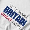 Men T Shirt Lets Make Britain GREAT Again UK Awesome Idea Y2K Graphic Short Sleeve Unisex Clothing T Shirts
