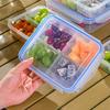 Reusable Plastic Food Storage Containers With Airtight Lids Compartments For Meal Prep Office Lunch Picnic Kitchen Food Storage
