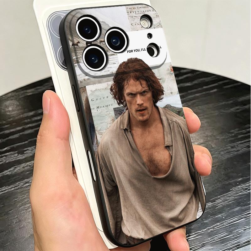 Outlander TV Claire Soft Phone Case for iPhone 16 16E 17 Air 15 Pro Max 14 Plus 13 Mini 11 12 7 Black Cover Back Shell