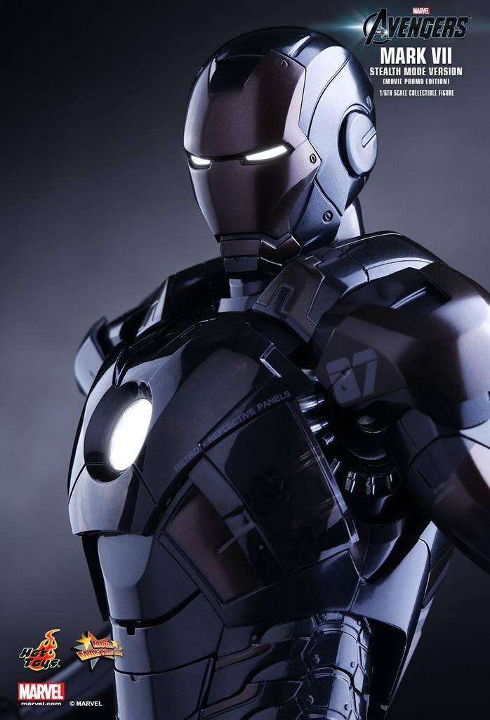 Avengers Scale Figure Iron Man Mark 7 Hot Toys [Movie Masterpiece] 1/6 (Stealth Version) (Avengers 200% Exclusive)