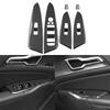 Carbon Fiber Style Window Switch Trim for KIA Sportage NQ5 2022-2024 LHD