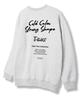 TI.GLAKE Cold Calm Sweatshirt Light Grey [Fleece Lining]