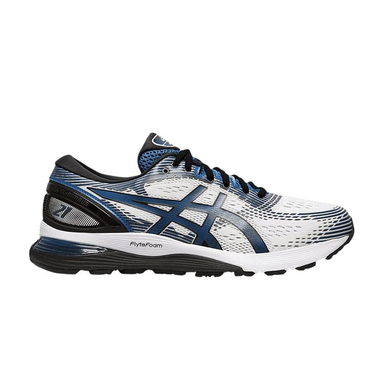 

Мужские кроссовки ASICS Gel Nimbus 21 White Deep Sapphire 1011A169-100