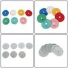 5 Inch Diamond Concrete Polishing Pads Wet Dry Pads Kit For Polishing 8 Pcs Pad