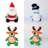 Christmas Santa Claus Plush Toy Cute Reindeer Stuffed Animal Holiday Gift 21cm