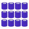 PATIKIL X Elastic Bandage Stretchable for Athletic Sports Wrist Ankle Dark Blue 2" 177" Self-Adhesive Bandages, 12-Piece Self-Breathing Self-Adhesive