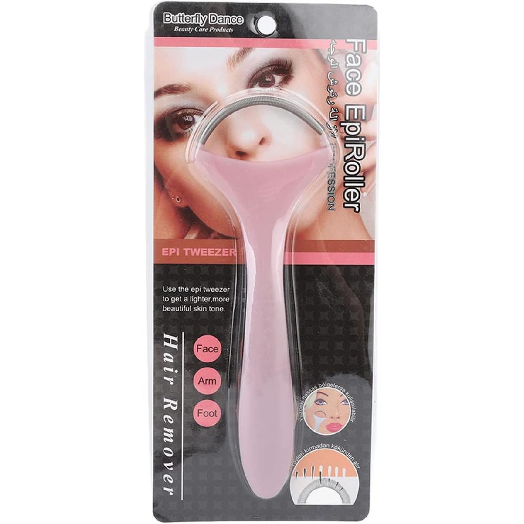 2pcs Hair Removal Spring,Spring Facial Epilator,Spring Facial Hair Remover Women Portable Threading Face Epilator for Upper Lip Chin Cheeks