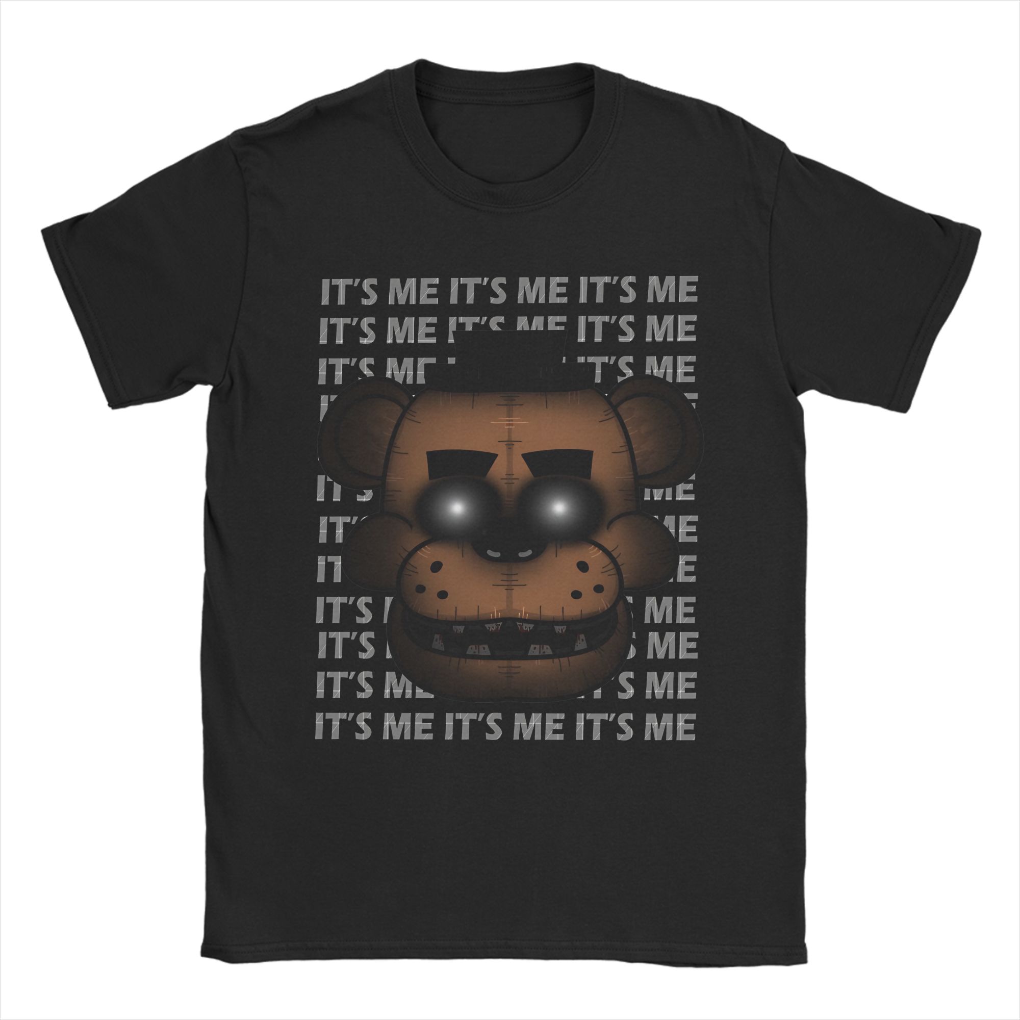 Графическая футболка FNAF At Freddys для унисекс, хлопковая футболка с коротким рукавом S