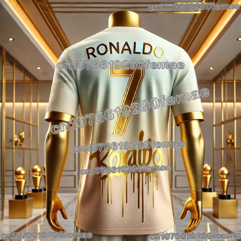 2026 Neu Heiß Verkauft Ronaldo Mode Fußball Superstar Gedenk Kollektion Sport Trikot Täglich Outdoor Atmungsaktiv T-Shirt
