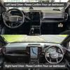 For Ford Ranger T6 P703 2th 2Gen  2024 2025 Suede Leather Dashmat Black/Brown Dashboard Cover Sun Shade Carpet Non-slip Pad