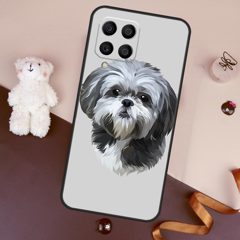 Cartoon Shih Tzu Dog Case For Samsung Galaxy M36 M55 M35 M15 M56 M16 M54 M14 M34 M31 M11 M13 M53 M12 M32 M52 M06