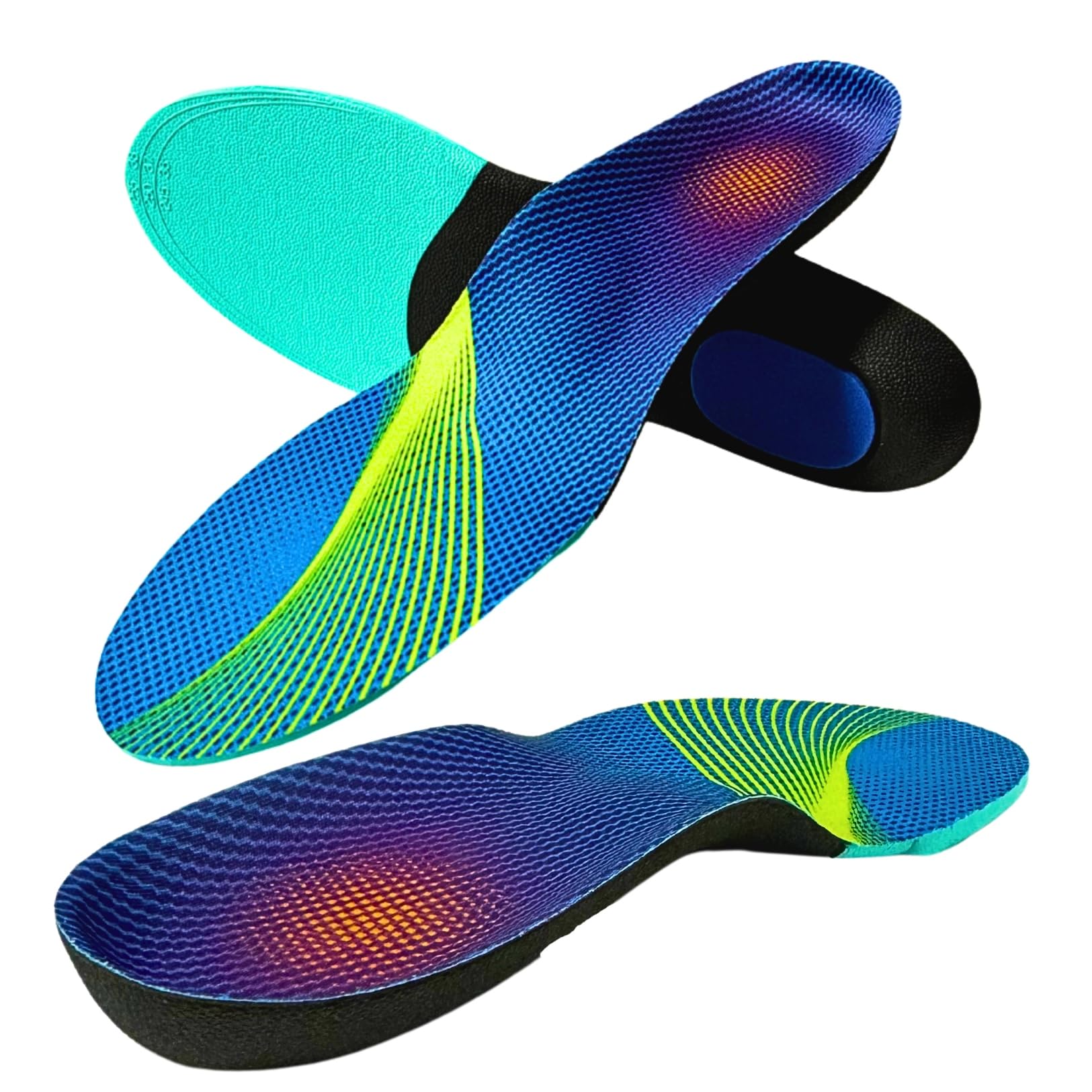 

Rela Kino Insoles by a Physical Arch Support for Standing Walking Blue [Supervised Therapist] Work, Sports, Exercise, Soccer, (27-28.5cm, L) синий