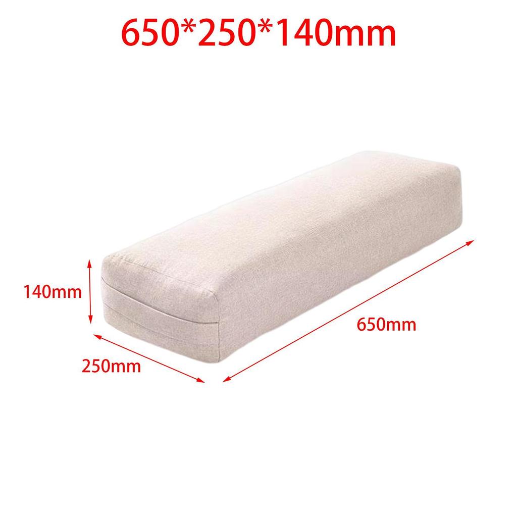 Professional Yoga Bolster with Carry Handle Pillow for Legs Restorative Yoga 