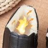 Damen Winter Baumwolle Kurze Stiefel für mittleres Alter Ältere, Weiche Sohle Fleece Gefüttert Warm Flach Baumwollleder Schuhe