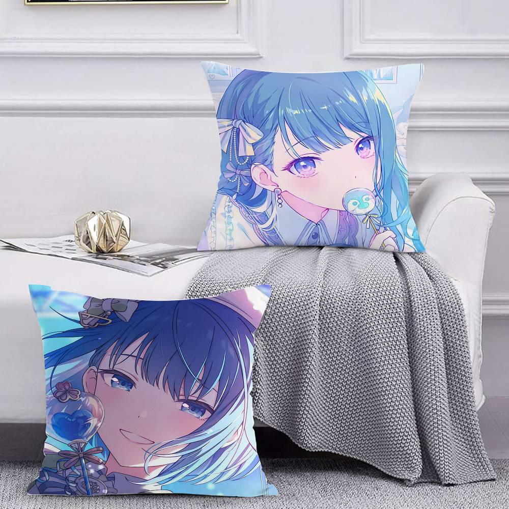 Project SEKAI Haruka Kiritani Pillow Case Cushion Cover Throw Pillow Case For Car Sofa