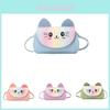 Adorable Cartoon Cat Shoulder Bag For Kids Featuring Colorful Designs And Breathable Fabric