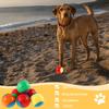 6/12Pcs Dog Squeaky Balls Toys High Bouncy Interactive Toys Rubber Dog Chew Toy Outdoor Throwing Recovery Training Pet Supplies