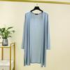 Spring Summer Thin Cardigan for Women Long Sleeves Shirt Sun Protection Clothing Plus Size Loose Air-conditioned Cover Up