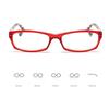 New Fashionable Anti-Blue Light Presbyopia Glasses Elegant Square Frame with Floral Accents Reading Eyewear +1.0 To +4.0