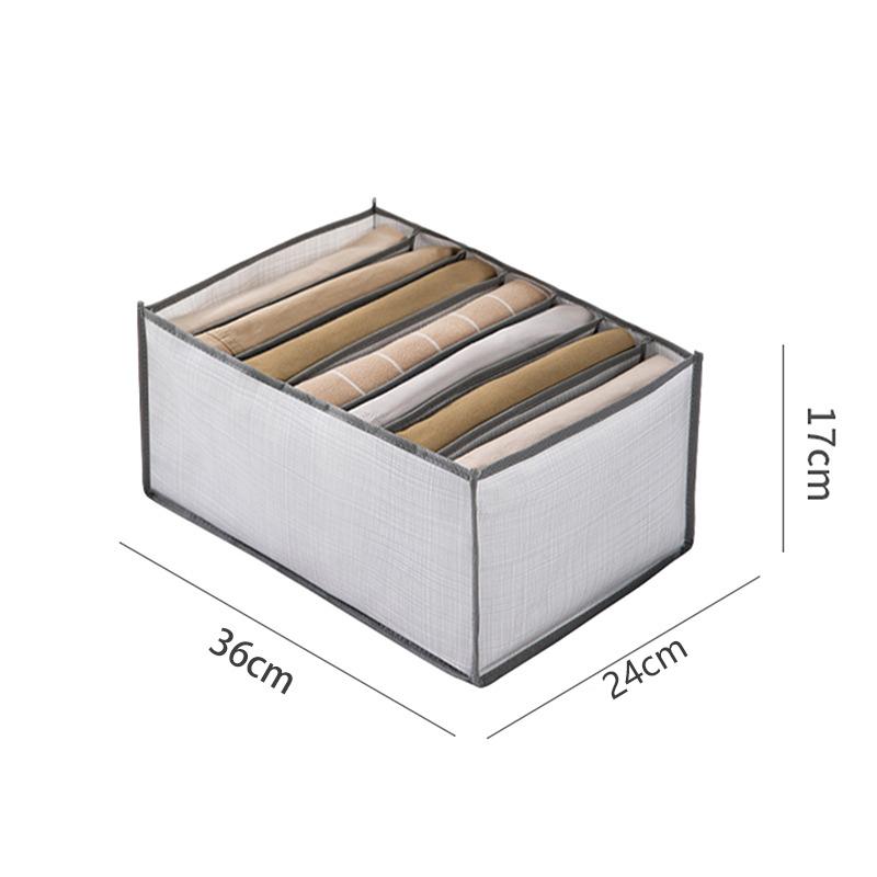 Fabric Bedroom Closet Organizer Pants T-shirt Baby Drawers Organizer Boxes Save Clothes Separator Wardrobe Storage Organization