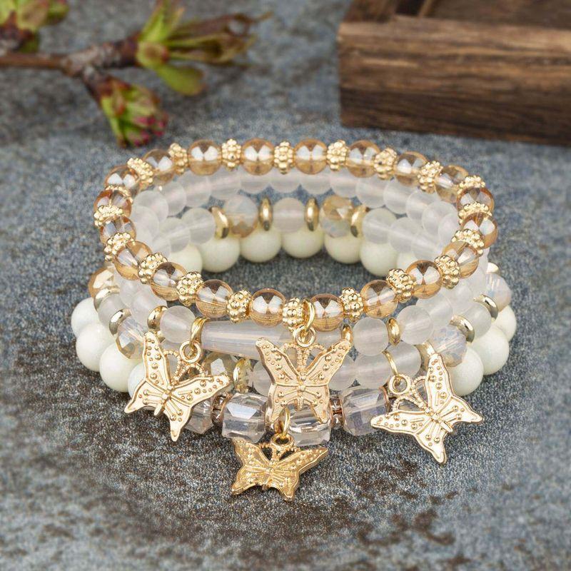 Multi-Layer Elastic Bracelet Fashion Wooden Bead