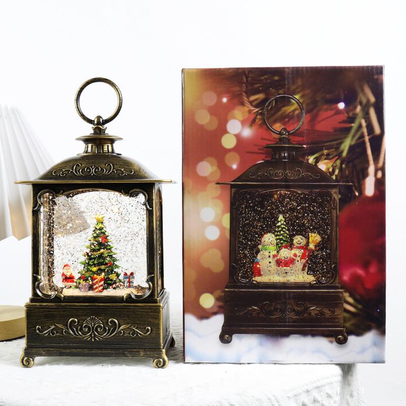 Christmas decorations, ornaments, wind lights, Christmas crystal lights, music box, children's birthday, Christmas gifts