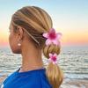 Bunte Gradienten Haarklammer Set Süße Blume Haarklammer Damen Stilvolle Haarspange für Damen und Mädchen Strand Accessoires