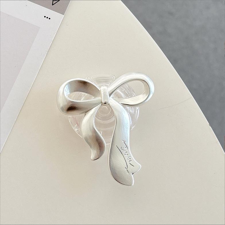 Korean Iridescent Bow Phone Holder & Desktop Stand