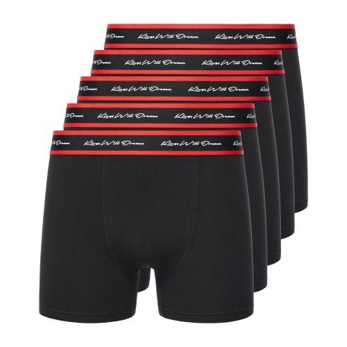 Kings Will Dream Mens Scriptband Boxer Shorts (Pack of 5)