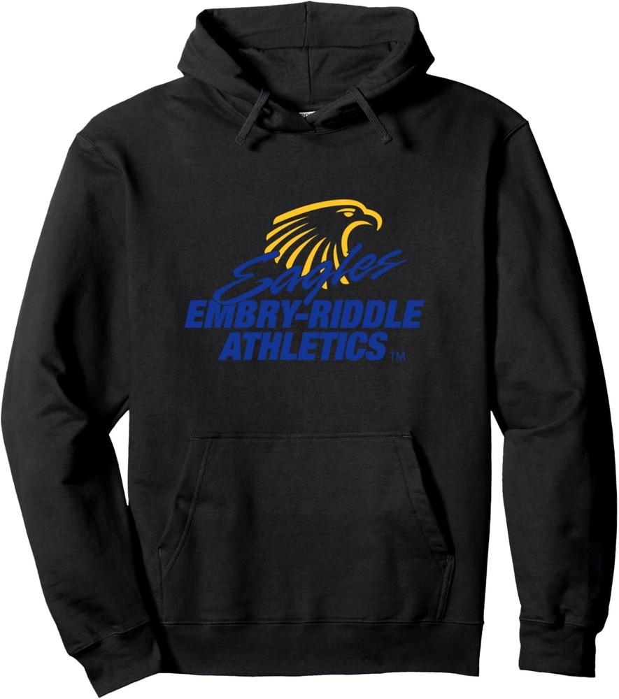 

License Champs Embry Riddle Eagles Unisex-Adults Black L
