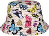 Pink Leopard Heart Print Bucket Hat Fashion Animal Pattern Sun Hat For Women Girls Summer Beach Outdoor Streetwear Protection