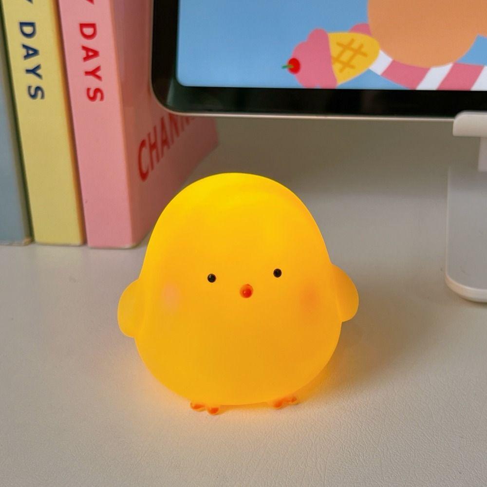 Creative Bedside Lamp Silicone Cartoon Animal Lamps Soft Light Led Night Light  Student Dormitory