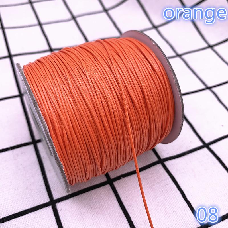 0.5 0.8 1.0 1.5 2.0mm Waxed  Cord Waxed Thread Cord String Strap Necklace Rope Bead DIY Jewelry Making for Bracelet