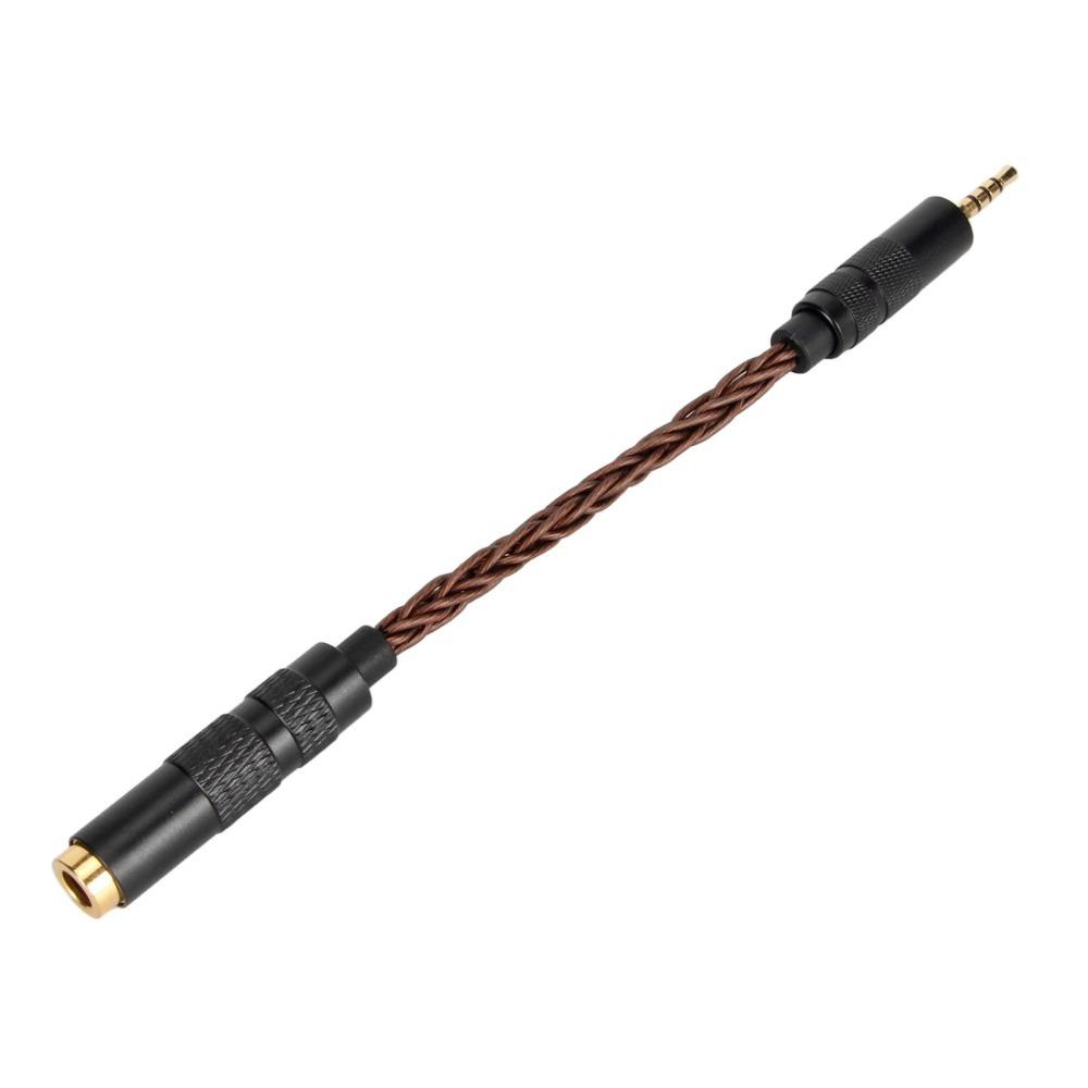 8-Strand Single Crystal Copper Headphone Adapter Cord for Sound Players with 2.5mm Balanced Ports