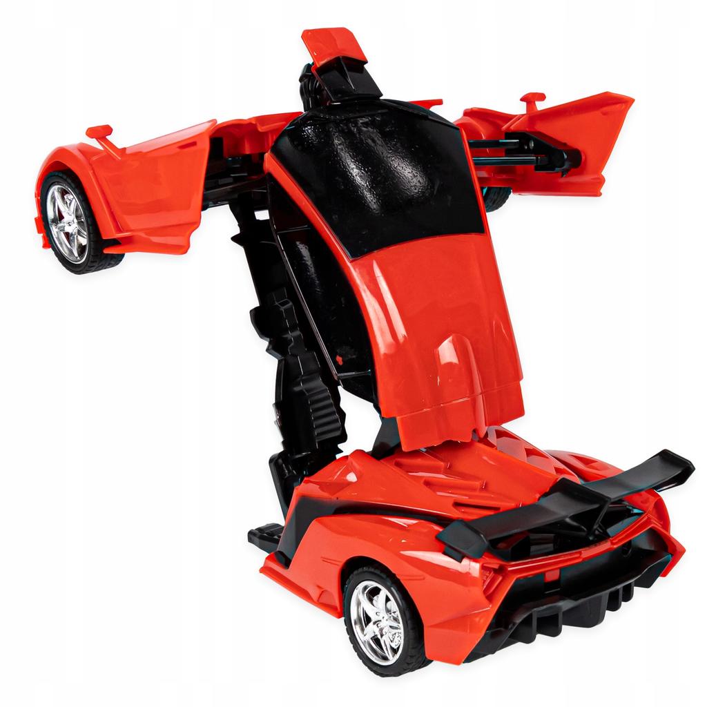 Samochód Zdalnie Sterowany Czerwony Robot Autobot