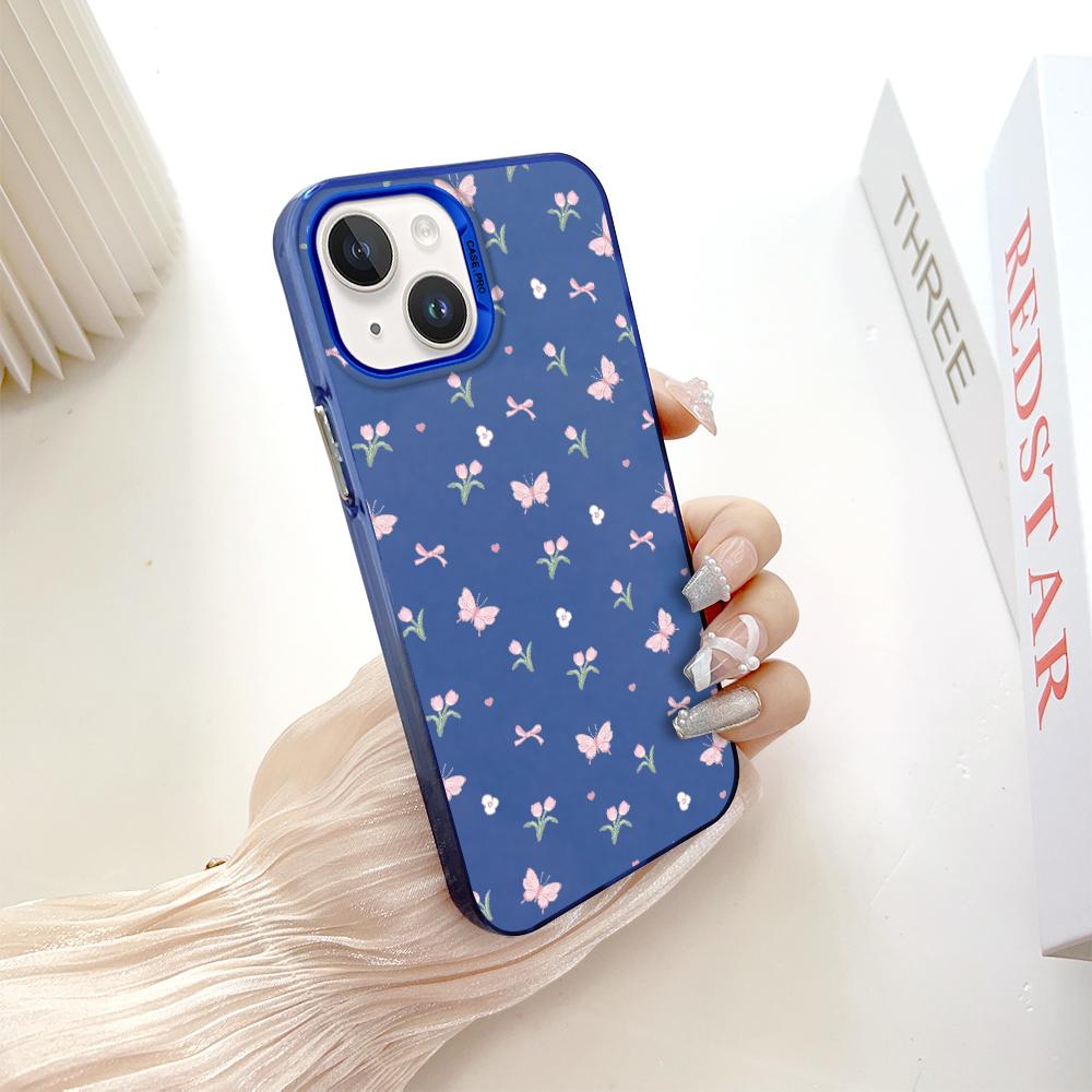 Fashion Colorful Sliver Double Sided Phone Shell Soft Edge Hard Case Full Cover Shockproof Phone Casing for Samsung A16 A55 Xiaomi Redmi 14C Poco C75