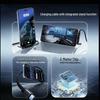 240W Foldable Phone Holder & Fast Charging Data Cable for Apple, Huawei, Type-C Devices