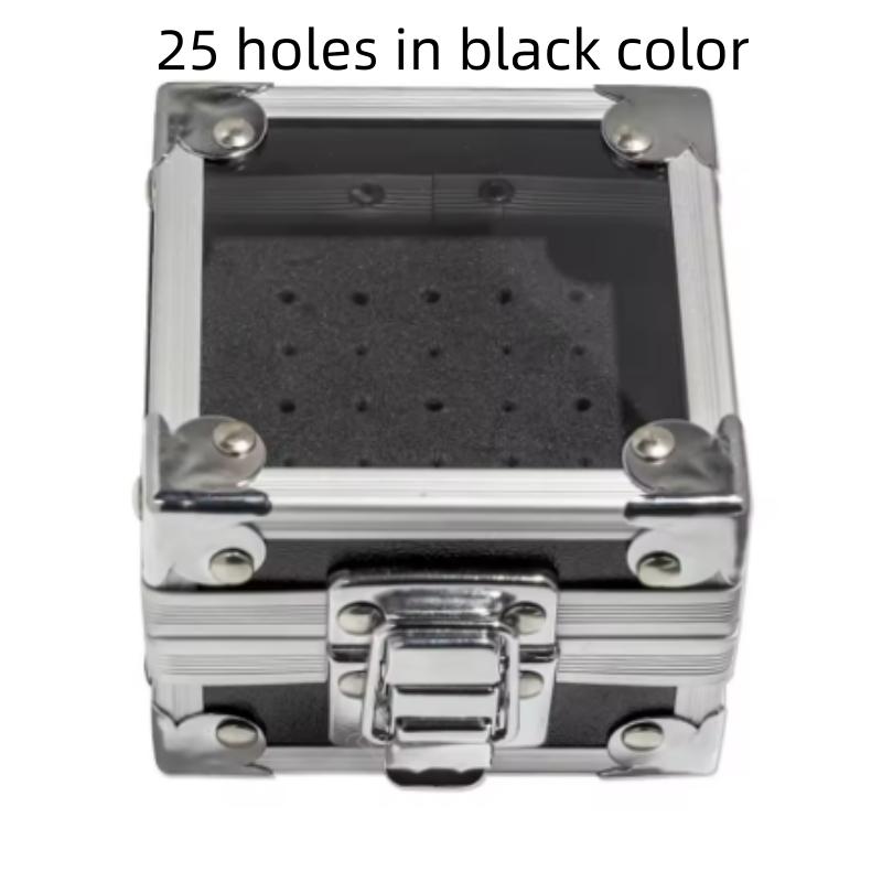25/40/50 Löcher Schleifkopf Bit Aufbewahrungsbox Einzigartiges Design Leerer Nageltischbohrer Bits Organizer Halter Behälter Nageltischbohrer Display